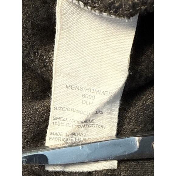 Woolrich Woolen Mills Brown Long Sleeve Cotton Quarter Zip Pullover Men's Large - Picture 4 of 4